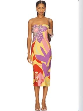 amanda uprichard elroy silk maxi dress Amanda Uprichard Elroy Maxi Dress
